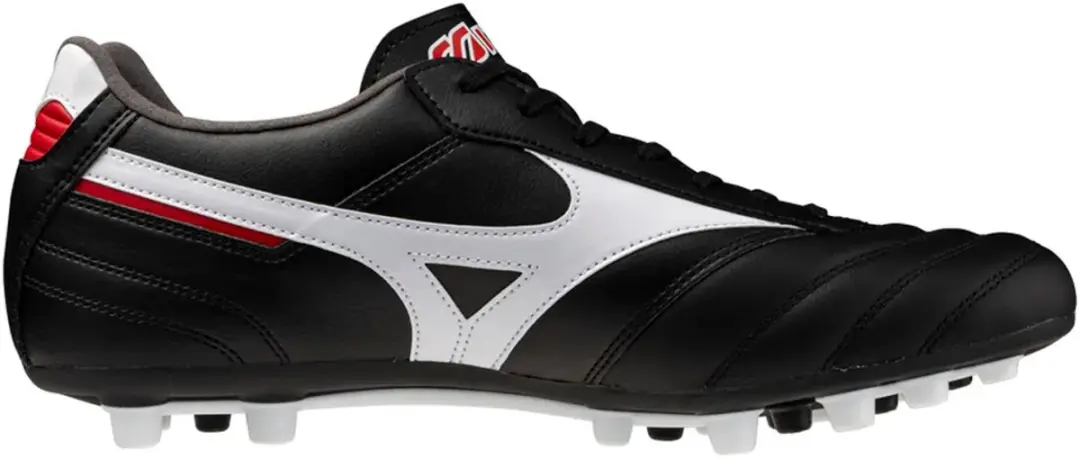 Mizuno Morelia II Pro AG Voetbalschoenen - 44 - Zwart/Wit/Rood - afbeelding 2 van 3