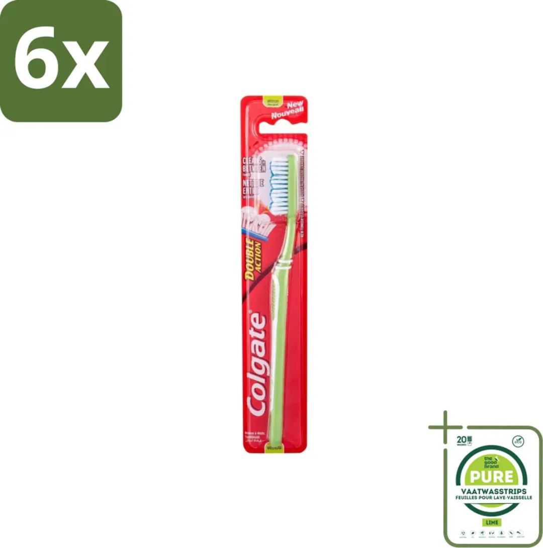 Colgate Double Action Medium Tandenborstels