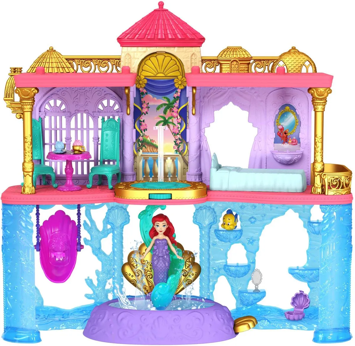 Disney Princess Ariel Land- en Zeekasteel - Minipop 1 Stuks