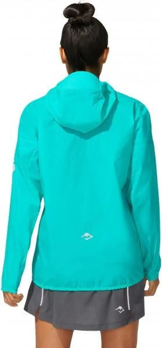 ASICS Fujitrail Jacket Dames - L - Groen