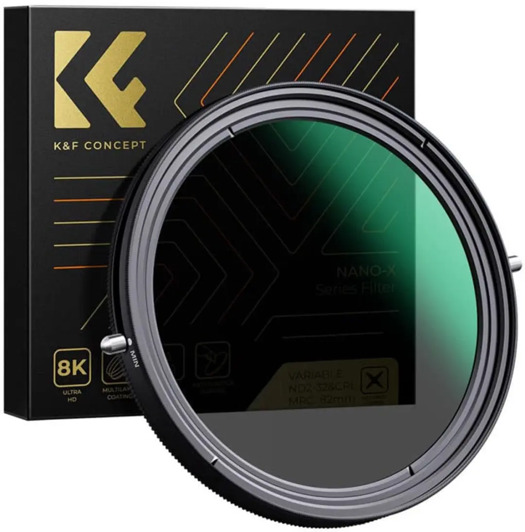 K&F Concept Nano-X MRC HD 67mm 2-in-1 Polarisatie & ND2-32 Filter