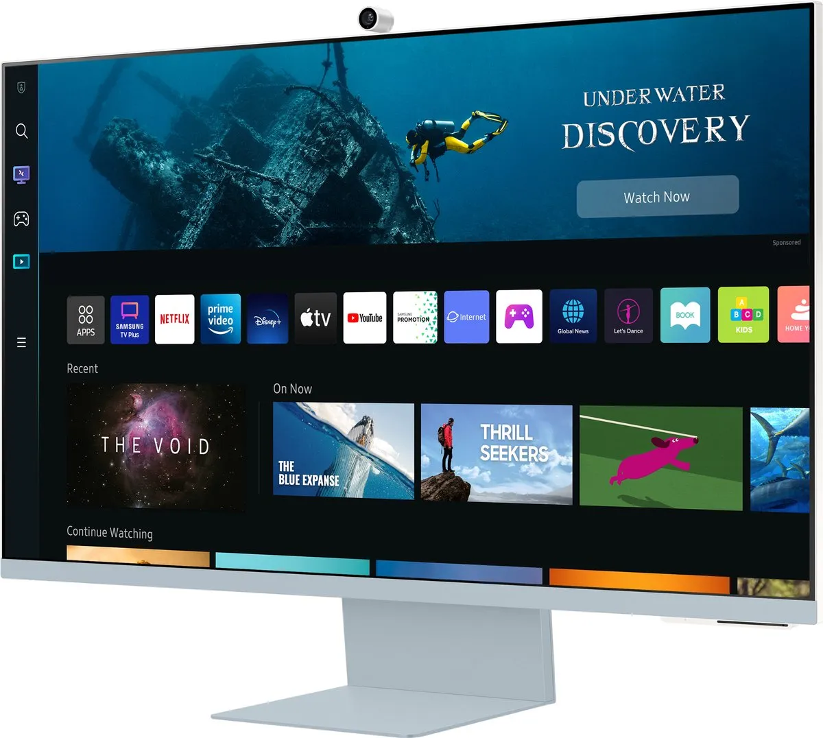 Samsung M8 LS32BM80BUU 4K Smart Monitor 32 Inch - Blauw - afbeelding 5 van 6
