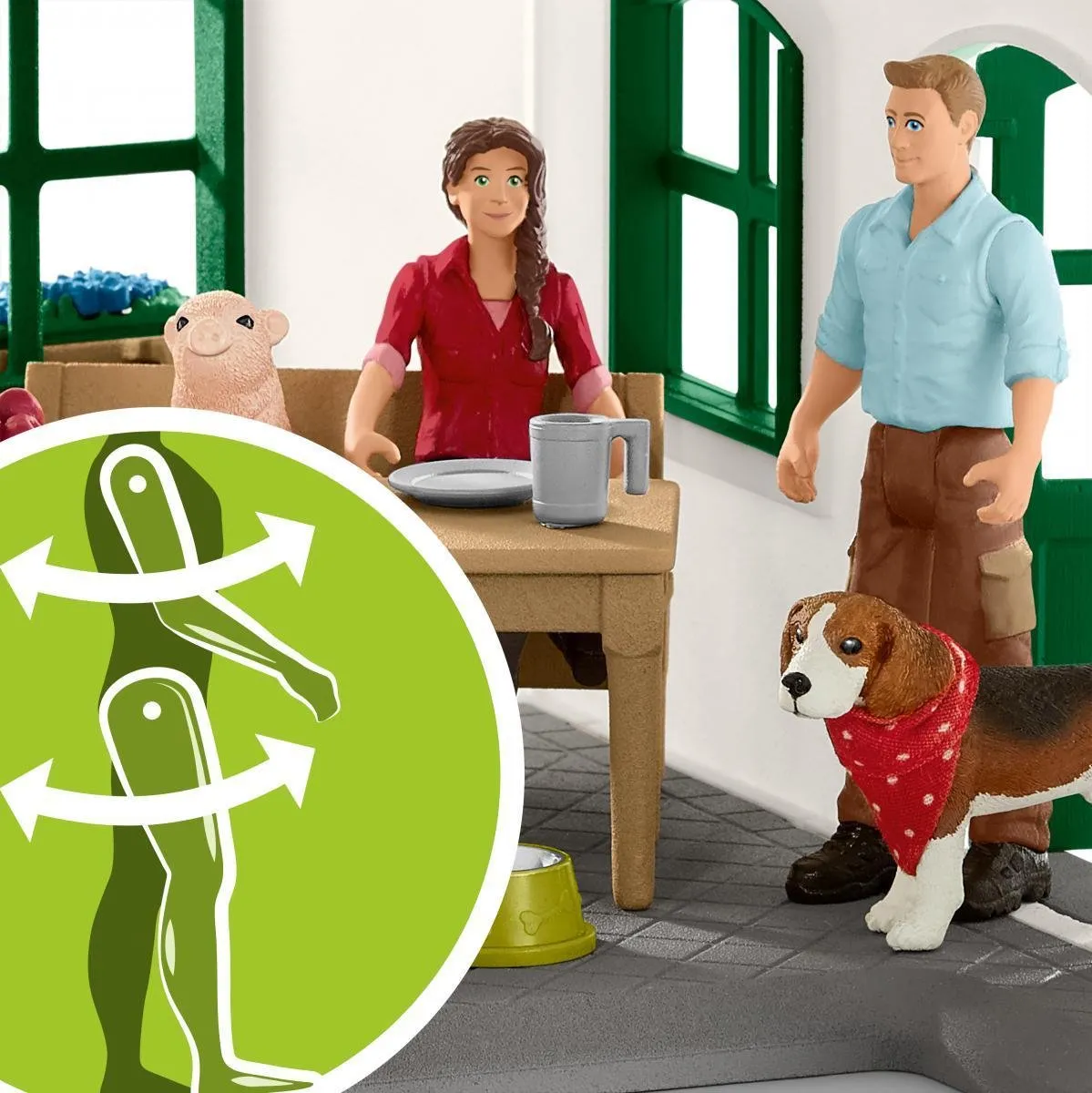 Schleich Farm World Avontuurlijke Boomhut Speelfigurenset 28-delig