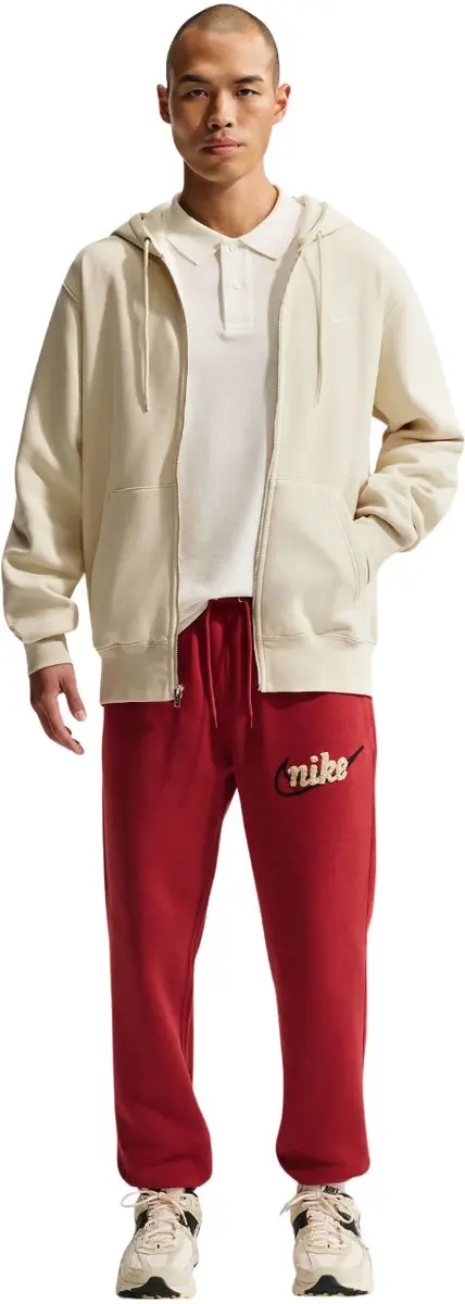 Nike Club BB FZ Hoodie Heren Beige - Maat 2XL