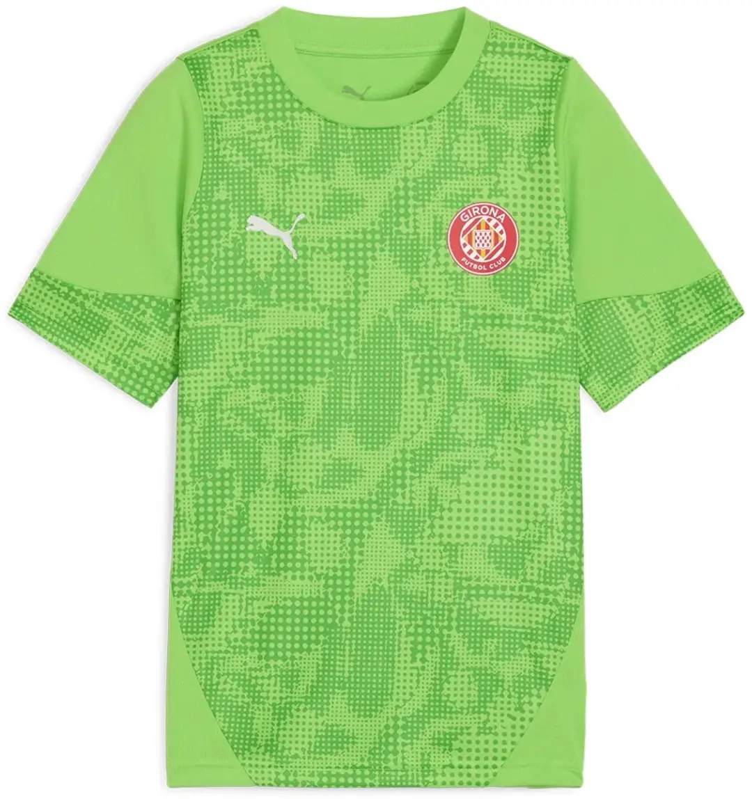 Puma Girona Fc 25/26 Training Korte Mouw T-shirt Junior Groen 15-16 Years Jongens,Meisjes