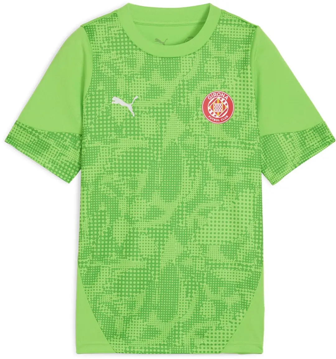 Puma Girona Fc 25/26 Training Korte Mouw T-shirt Junior Groen 15-16 Years Jongen