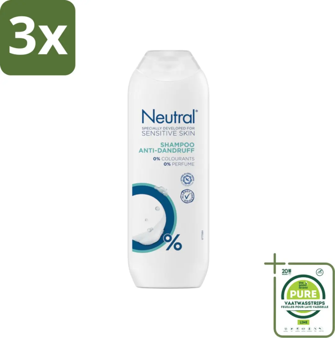 Neutral Anti-Roos Shampoo Gevoelige Huid 750ml