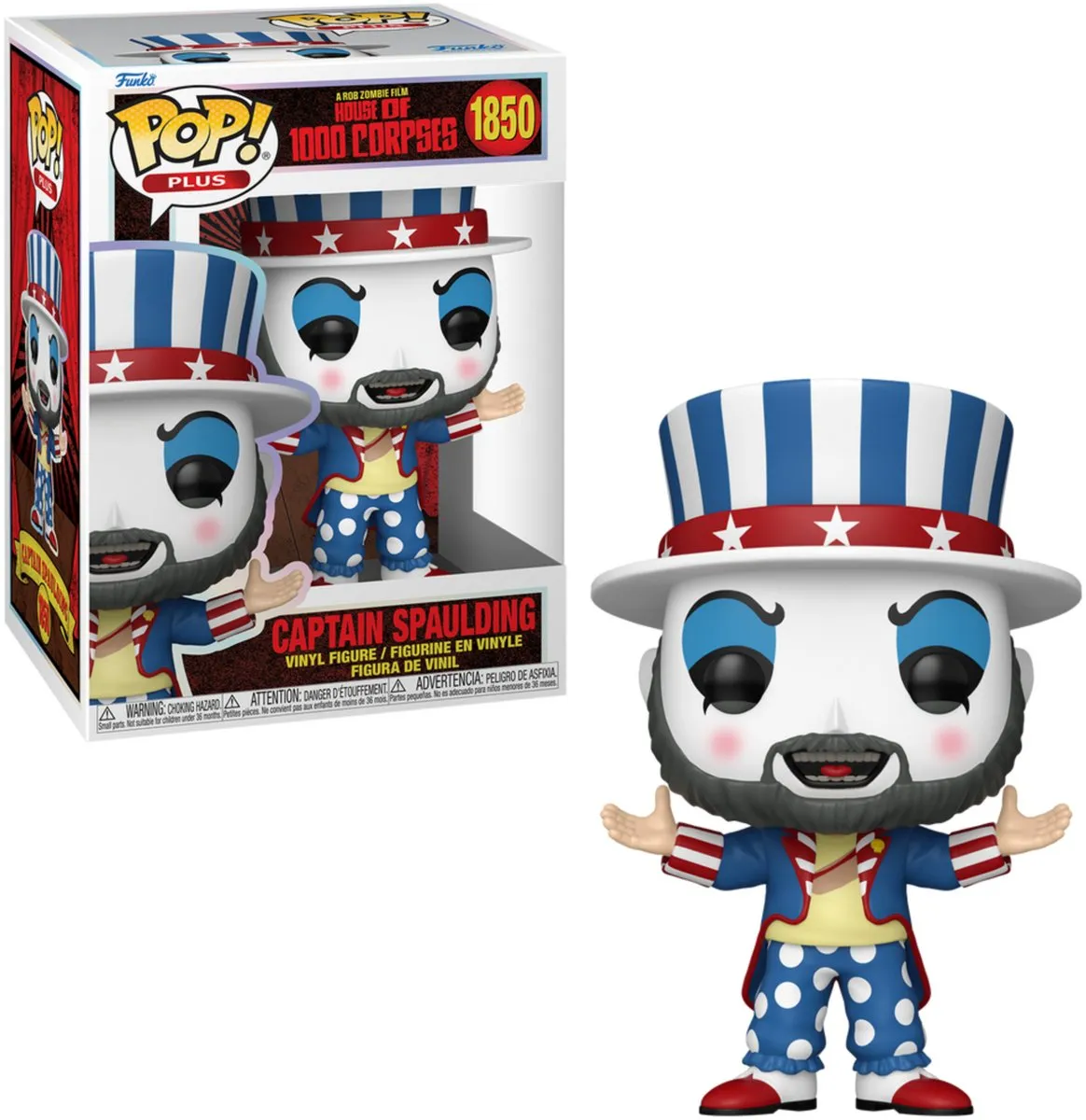 Funko Pop! Plus Captain Spaulding #1850 - Multicolor