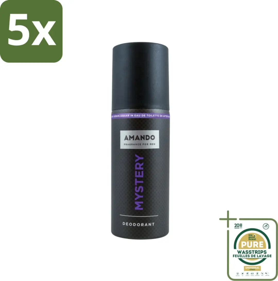 Amando Mystery Deodorant Spray 150ml - 5x150ml