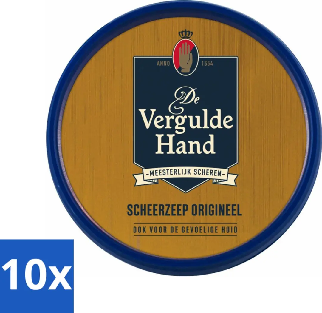 Vergulde Hand Scheerzeep Tablet 75g