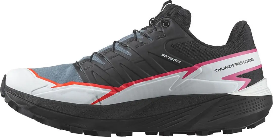 Salomon Thundercross Trailrunningschoenen 40 - Zwart/Bering Sea/Pink Glow - afbeelding 4 van 4