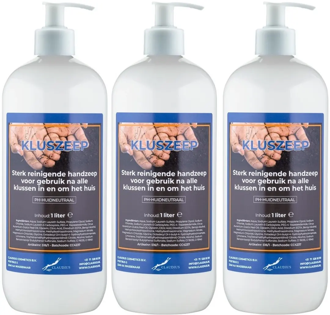 Splashbox Cosmetics Kluszeep 1L - 3 Stuks
