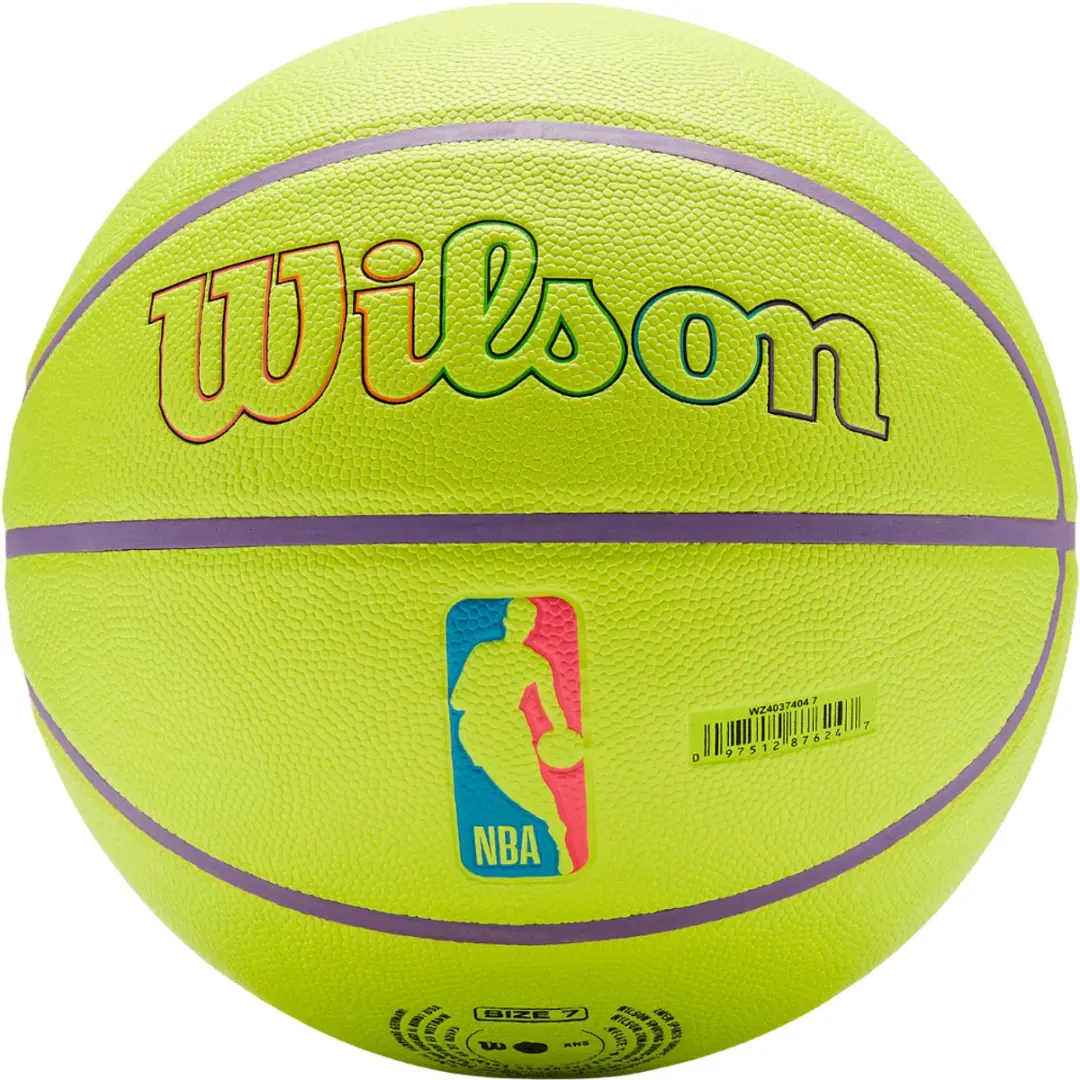 Wilson NBA Basketbal LA Lakers Neon Maat 7
