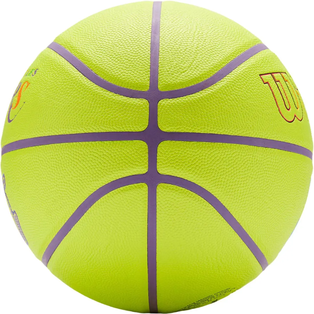 Wilson NBA Basketbal LA Lakers Neon Maat 7