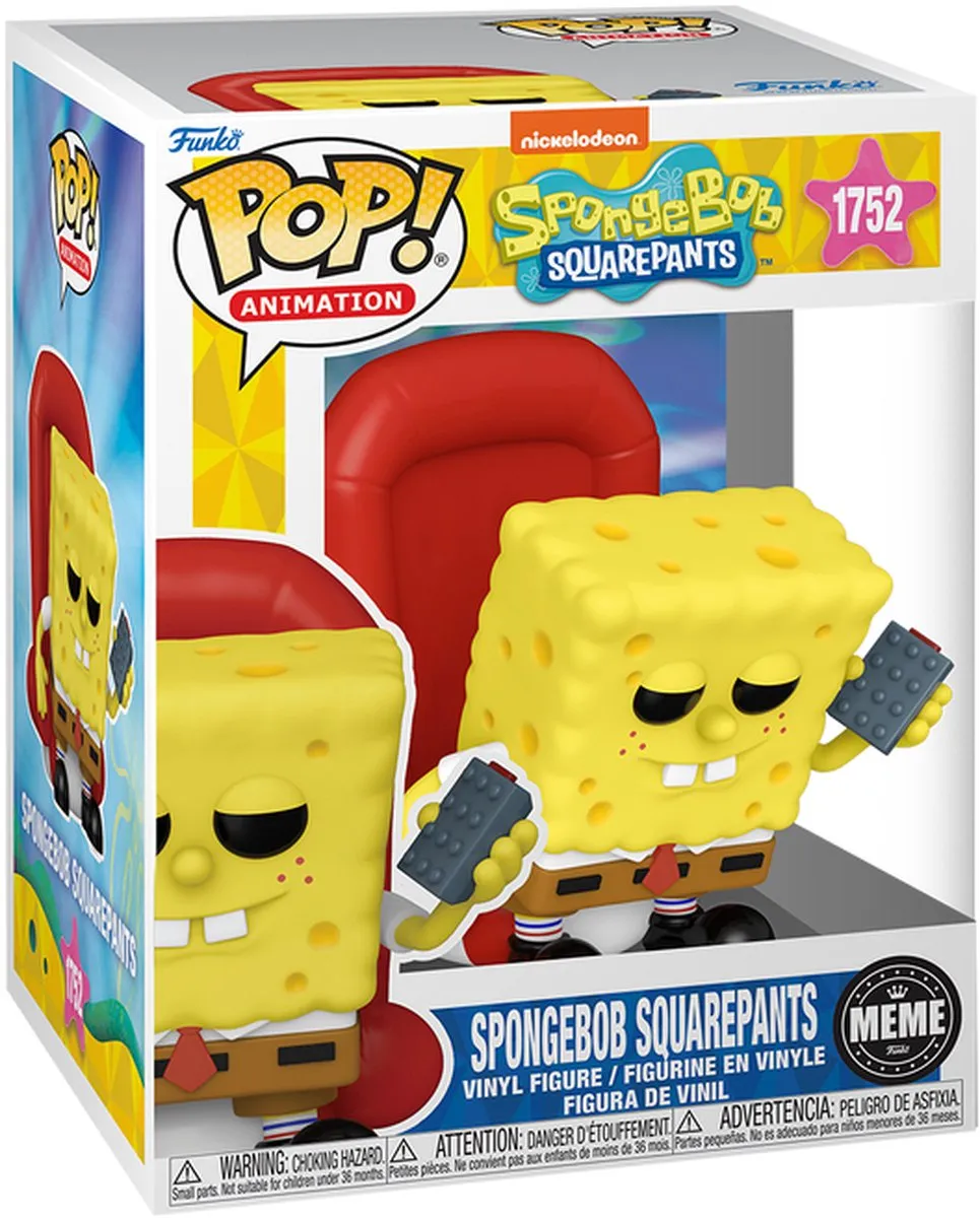 Funko Pop! MEME Animation Spongebob Squarepants #1752 - Veelkleurig