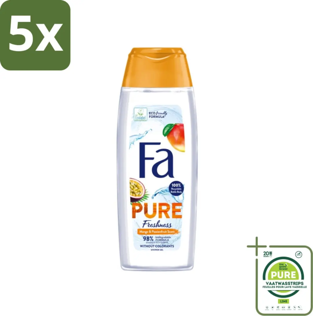 Fa Douchegel Pure Freshness Mango & Passievrucht 1250ml