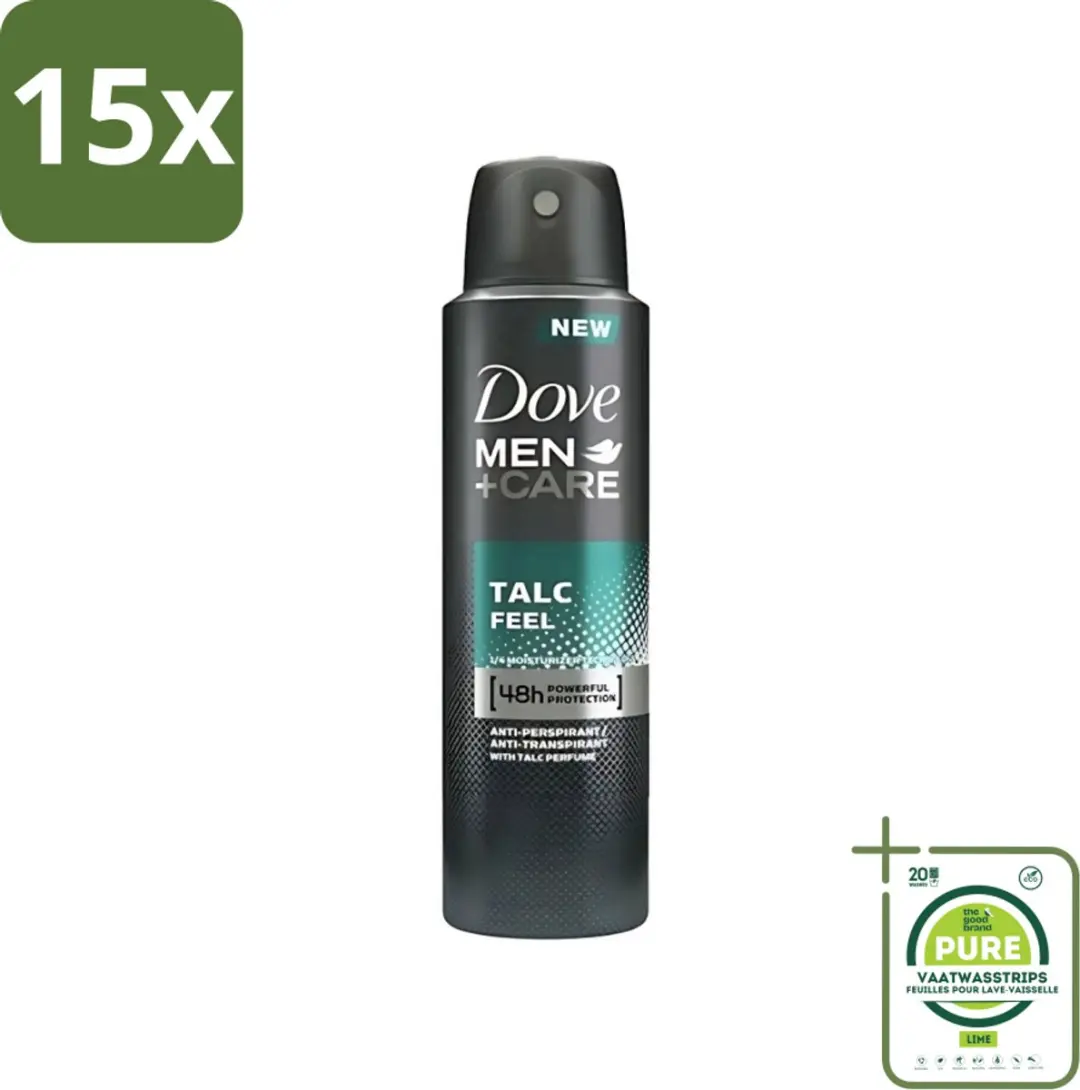 Dove Men+Care Deodorant Spray Talc Feel 150ml