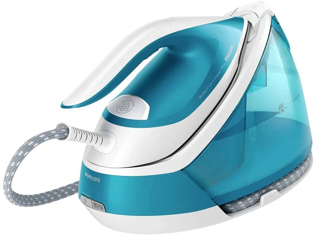 Philips PerfectCare Compact Plus GC7920/20 Stoomgenerator - Aqua Blauw
