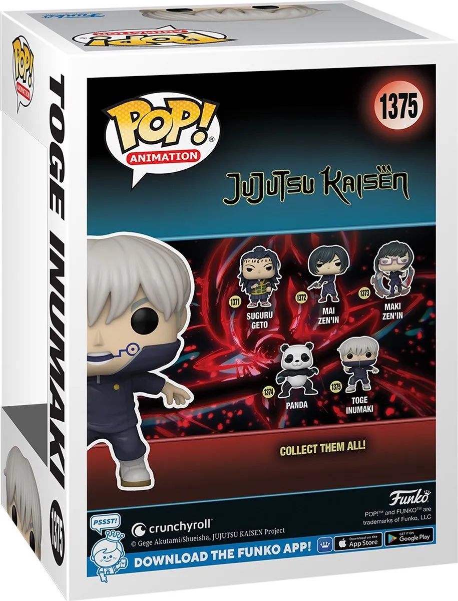 Funko Pop! Jujutsu Kaisen Toge Inumaki #1375 - 72047