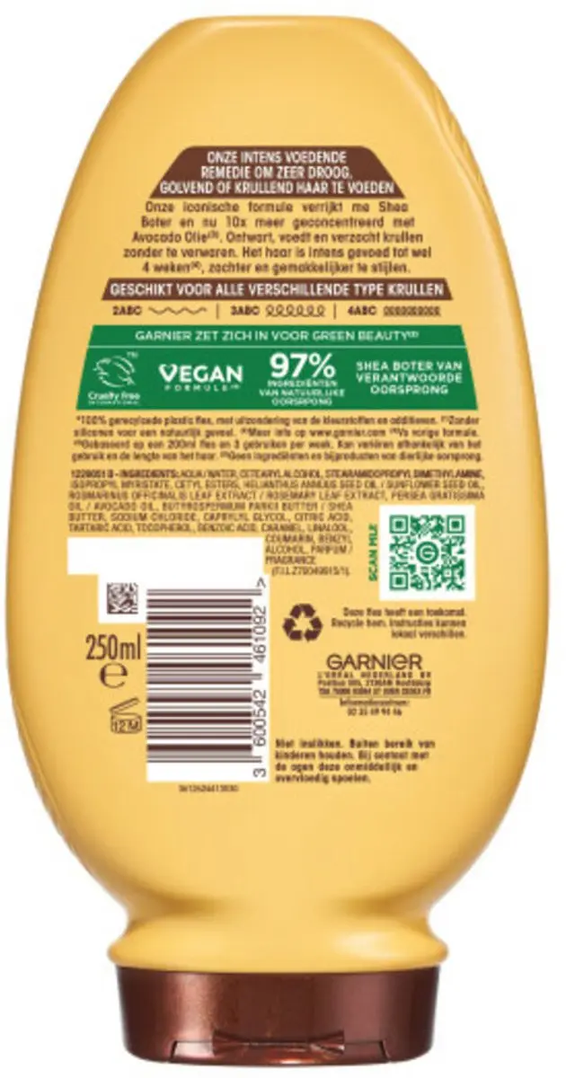 Garnier Loving Blends Conditioner Avocado & Shea 20x250ml