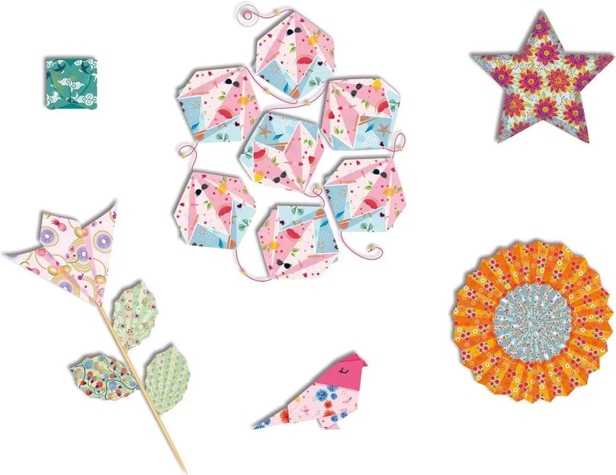 Janod Origami Knutselset - 70 Vellen - Multi