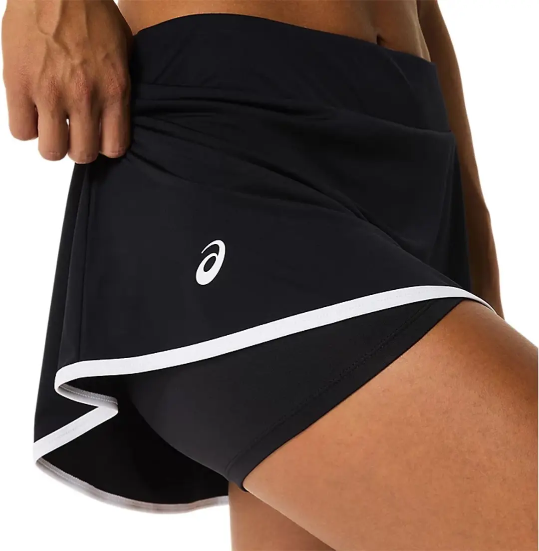Asics Court Skort Dames Zwart