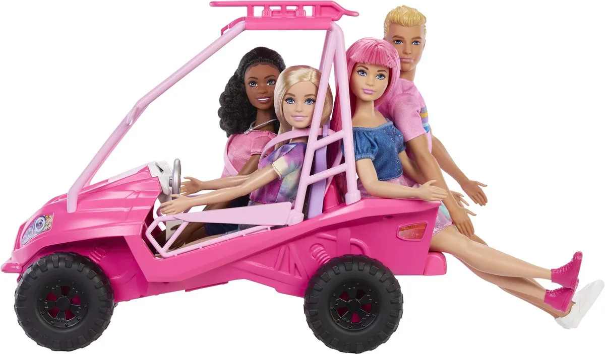 Barbie Mysteries Beach Detectives JFV68 Strandbuggy - Meerkleurig
