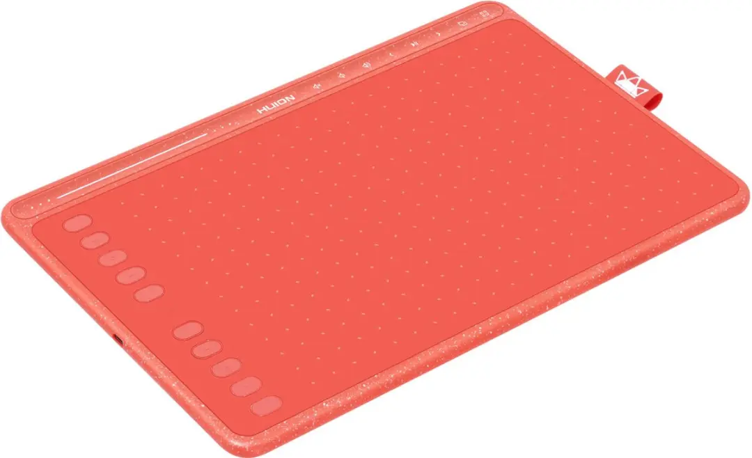 Huion Inspiroy HS611-R Digitale Tekentablet 12 inch - Coral Red