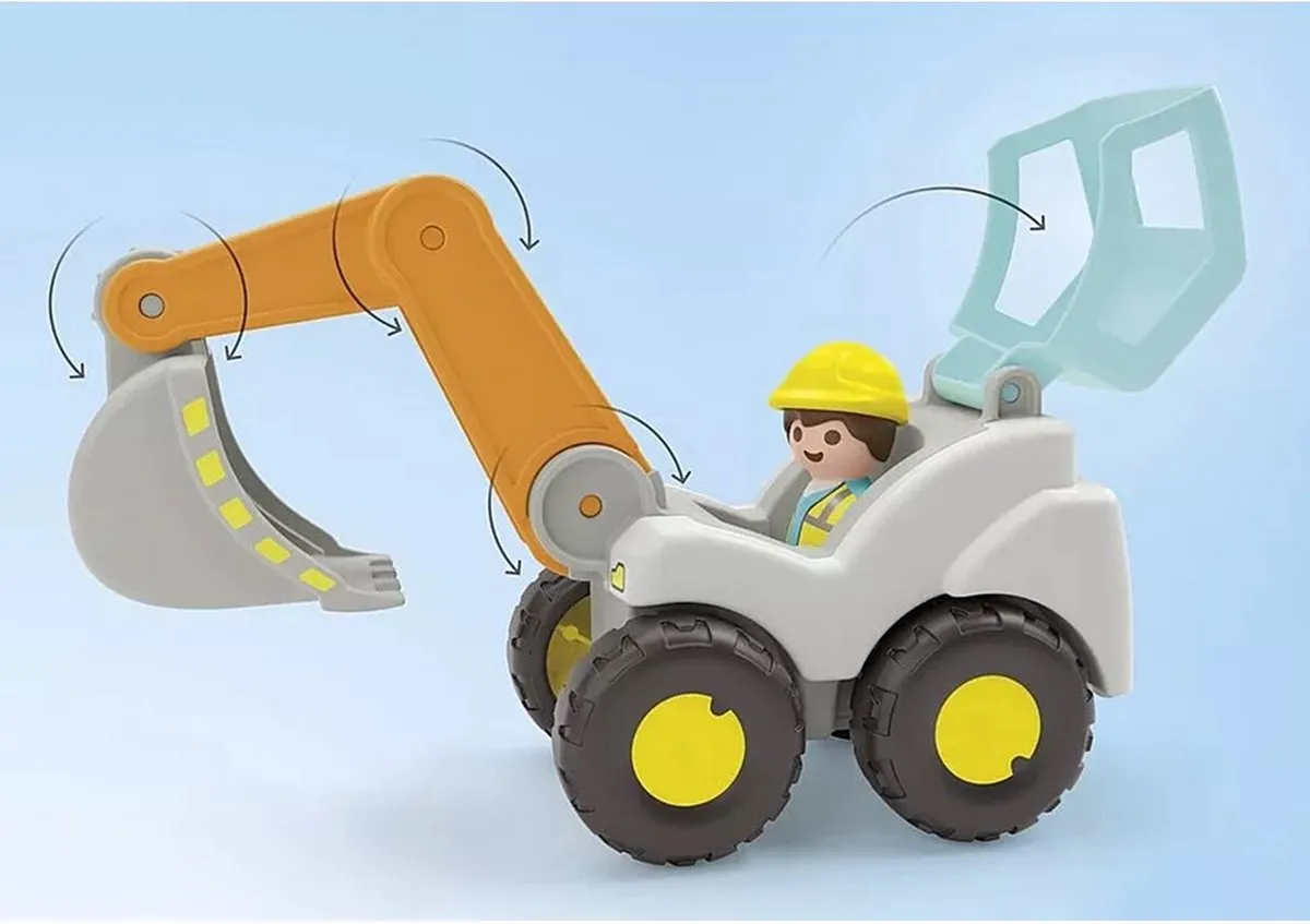 Playmobil Junior Graaflader 71684 - Multicolor