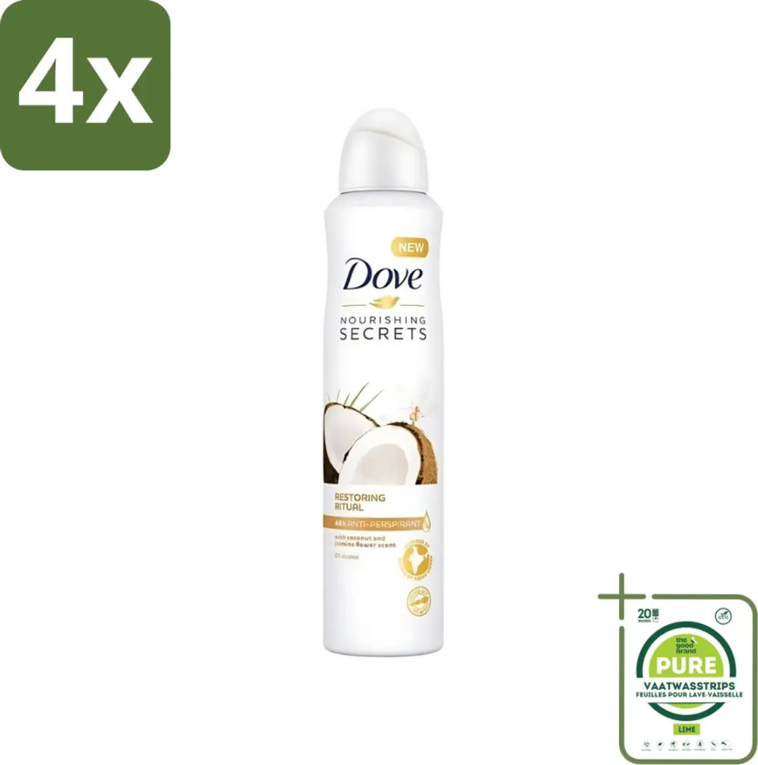Dove Deodorant Spray Coconut & Jasmine Flower 1000ml