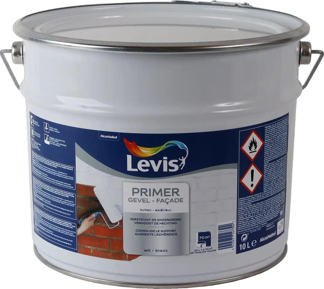Levi's Primer Gevel Wit 10L