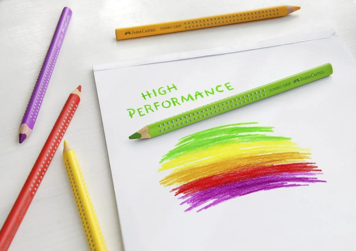 Faber-Castell Jumbo GRIP nr. 04 Lichtgeel Potlood