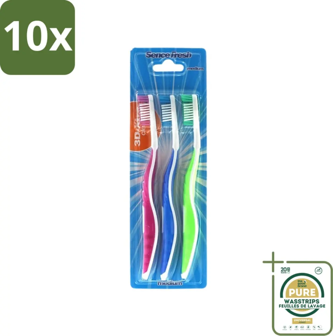 Sence Fresh 3D-Extra Clean Tandenborstels Medium