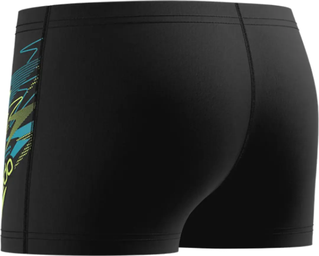 Speedo Medley Logo Aquashort Jongens 152 - Zwart/Groen