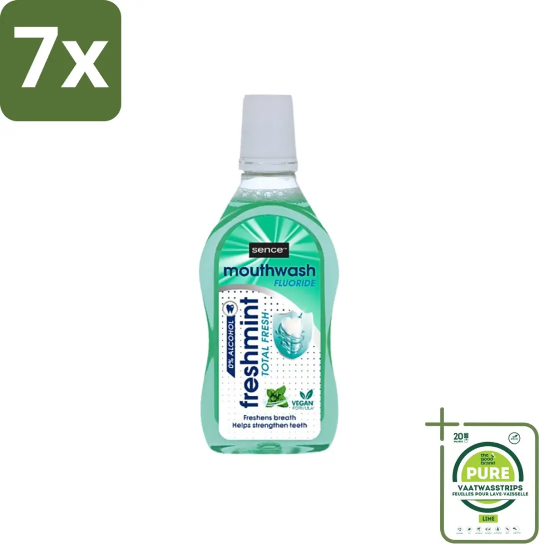 Sence Fresh Freshmint Mondwater 3500ml - 7 Stuks