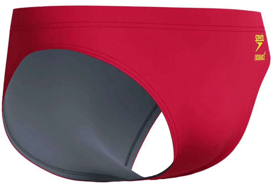 Speedo ML Solid Zwemslip - UK 34 - Rood