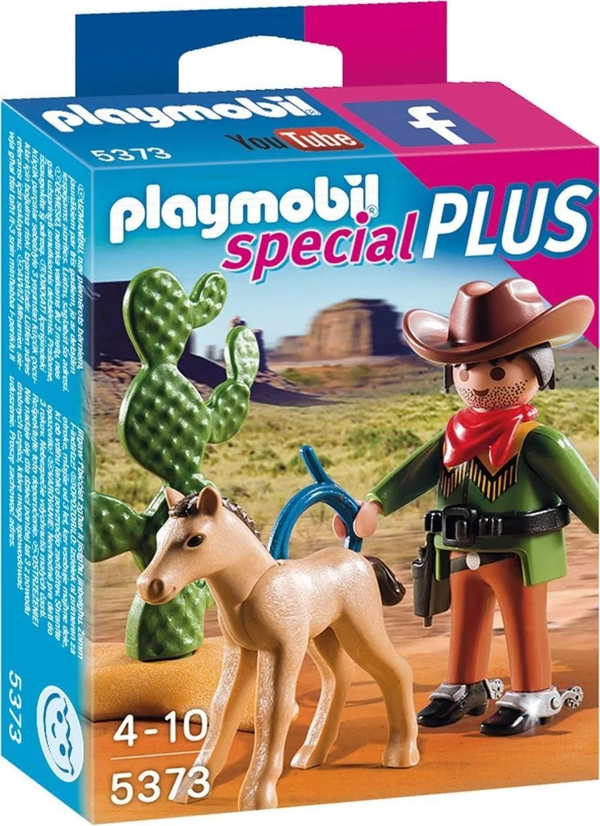 Playmobil Cowboy met Wild Veulen 5373