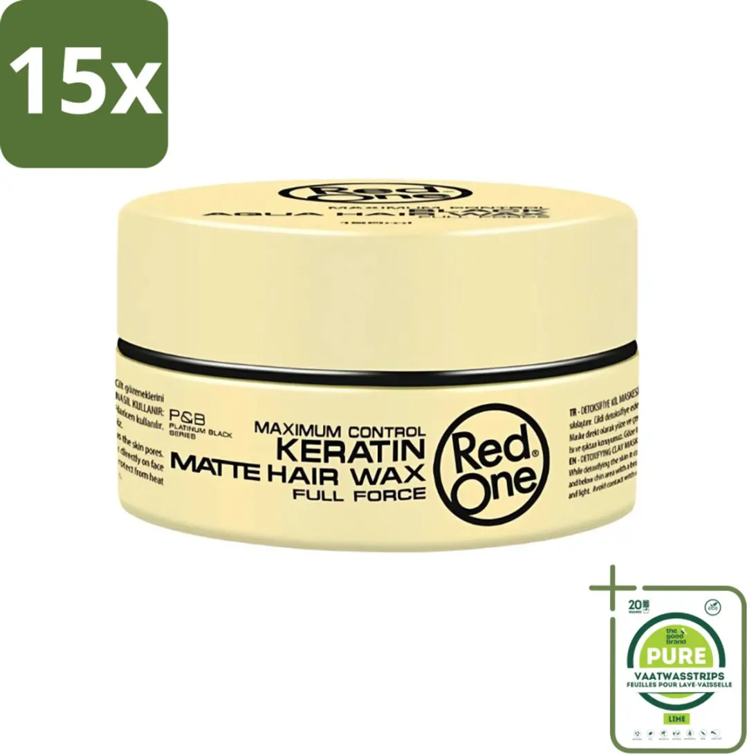 Red One Keratin Matte Haarwax 150ml