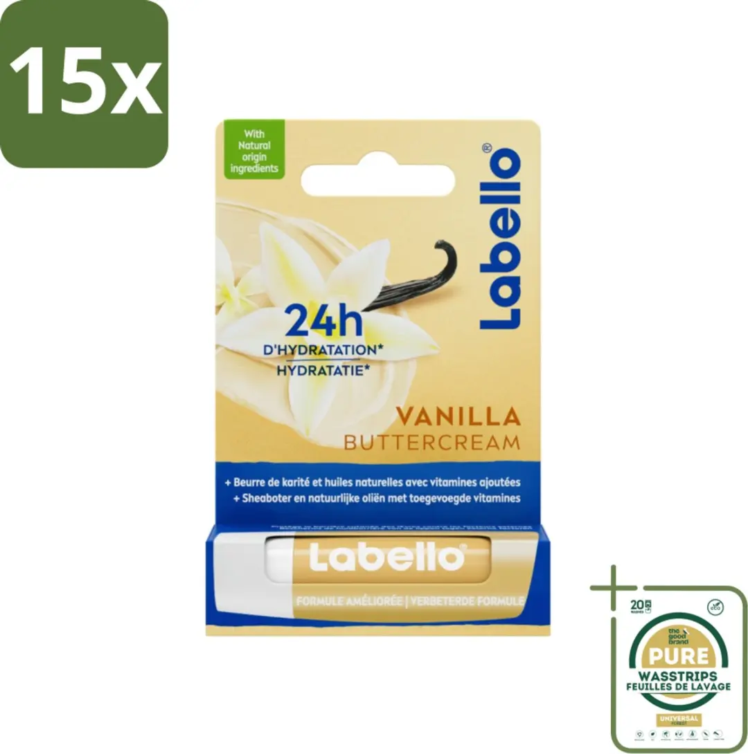 Labello Lippenbalsem Vanilla Buttercream - 15 Stuks