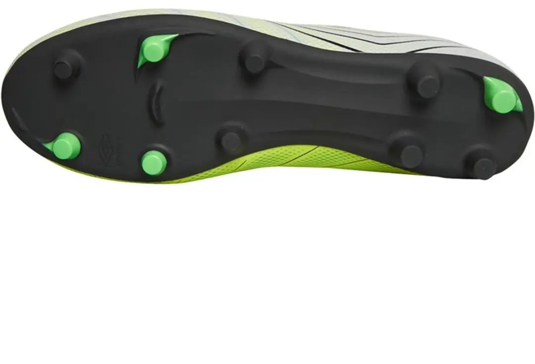 Umbro Velocita Elixir 1.0 FG Voetbalschoenen - Maat 44 - Zwart/Geel/Veelgroen