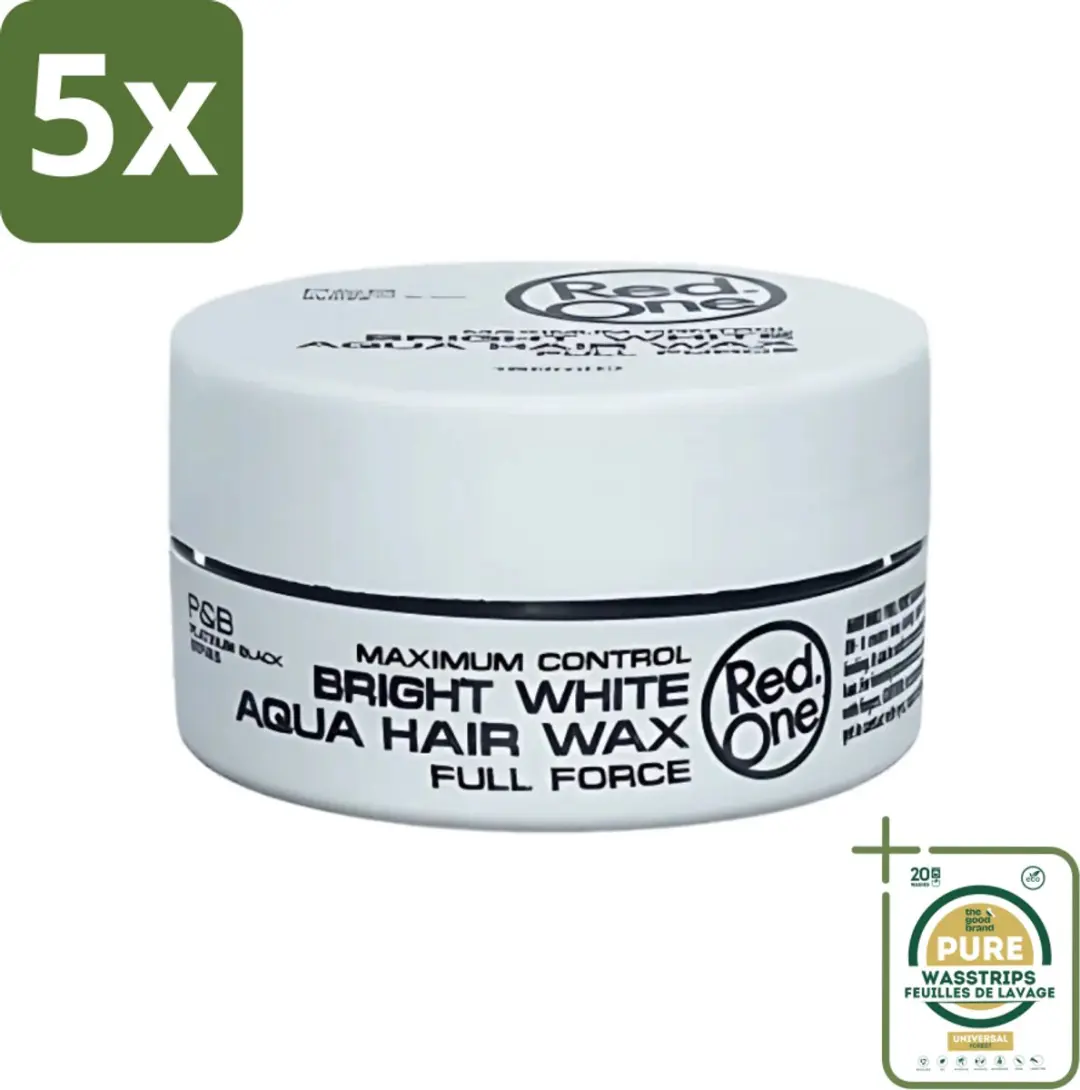 Red One Haarwax Bright White Maximum Control 750ml