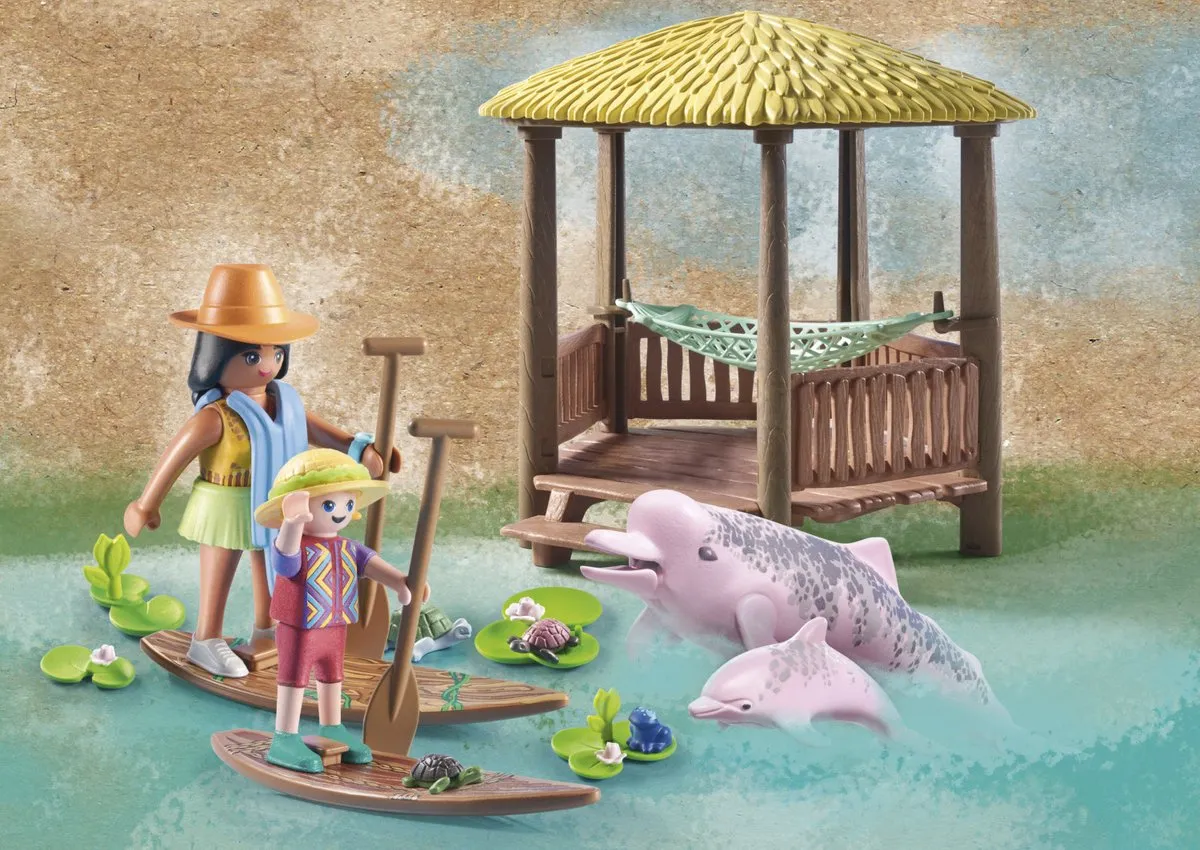 Playmobil Wiltopia Peddeltocht Rivierdolfijnen 71143 - Multicolor