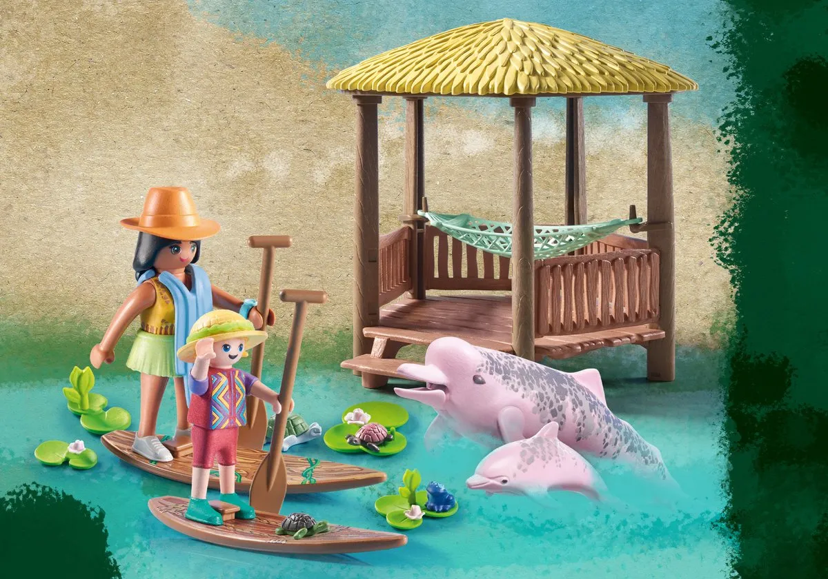 Playmobil Wiltopia Peddeltocht Rivierdolfijnen 71143 - Multicolor