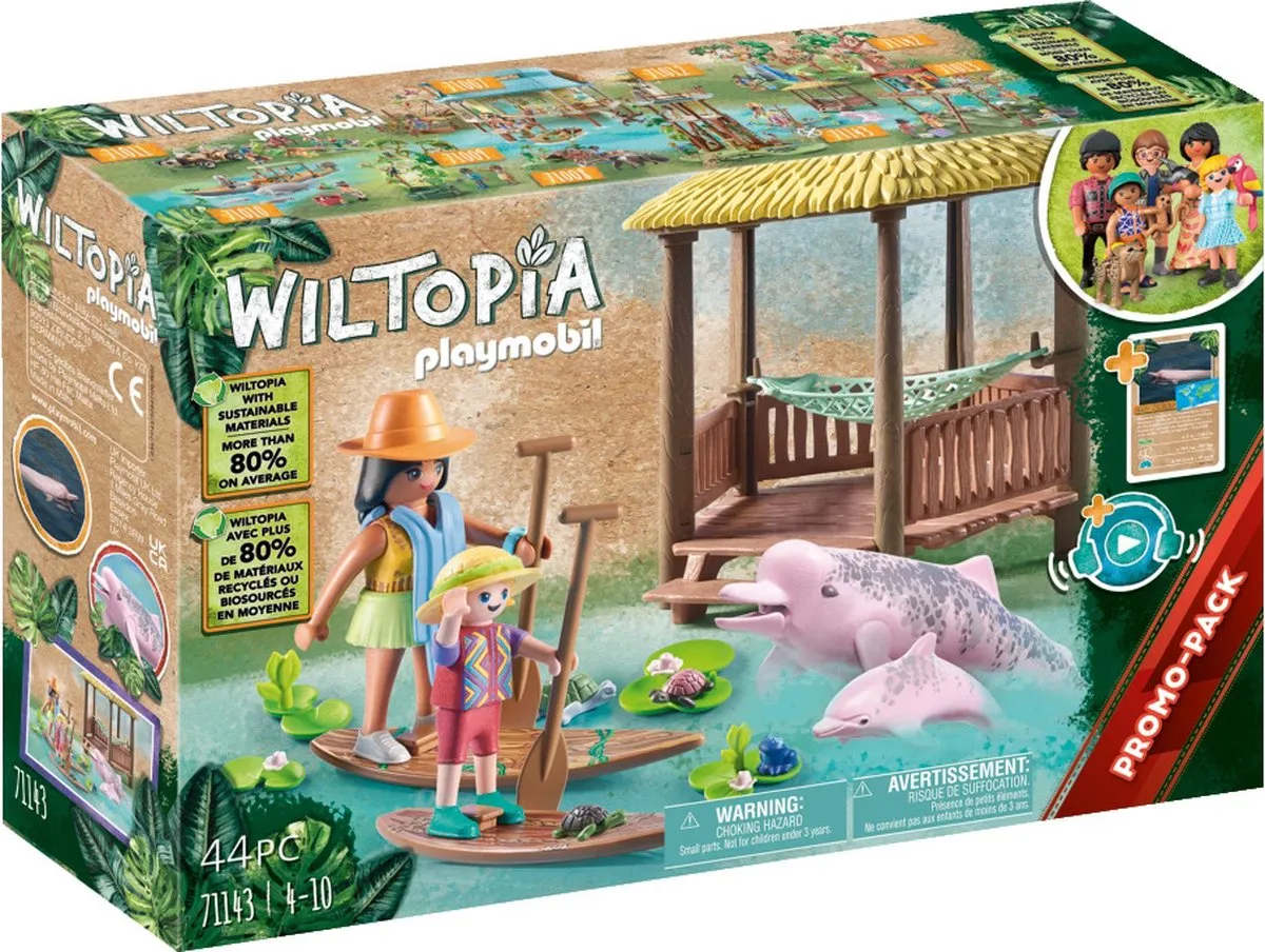Playmobil Wiltopia Peddeltocht Rivierdolfijnen 71143