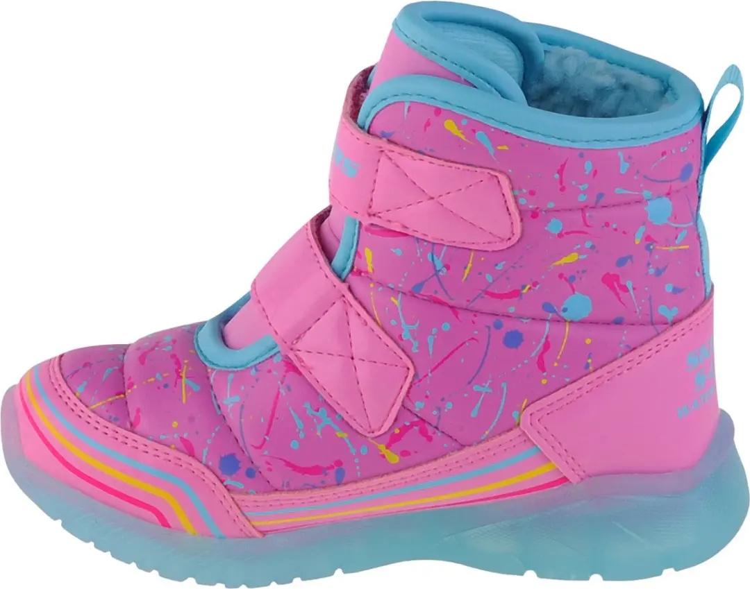Skechers Illumi-Brights Power Paint 302653N-PKMT Sneeuwlaarzen - Zwart