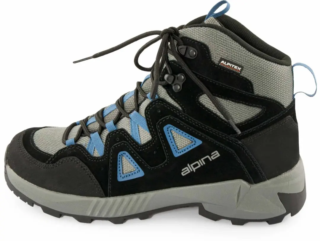 Trekkingschoenen heren Alpina Tracker middenblauw