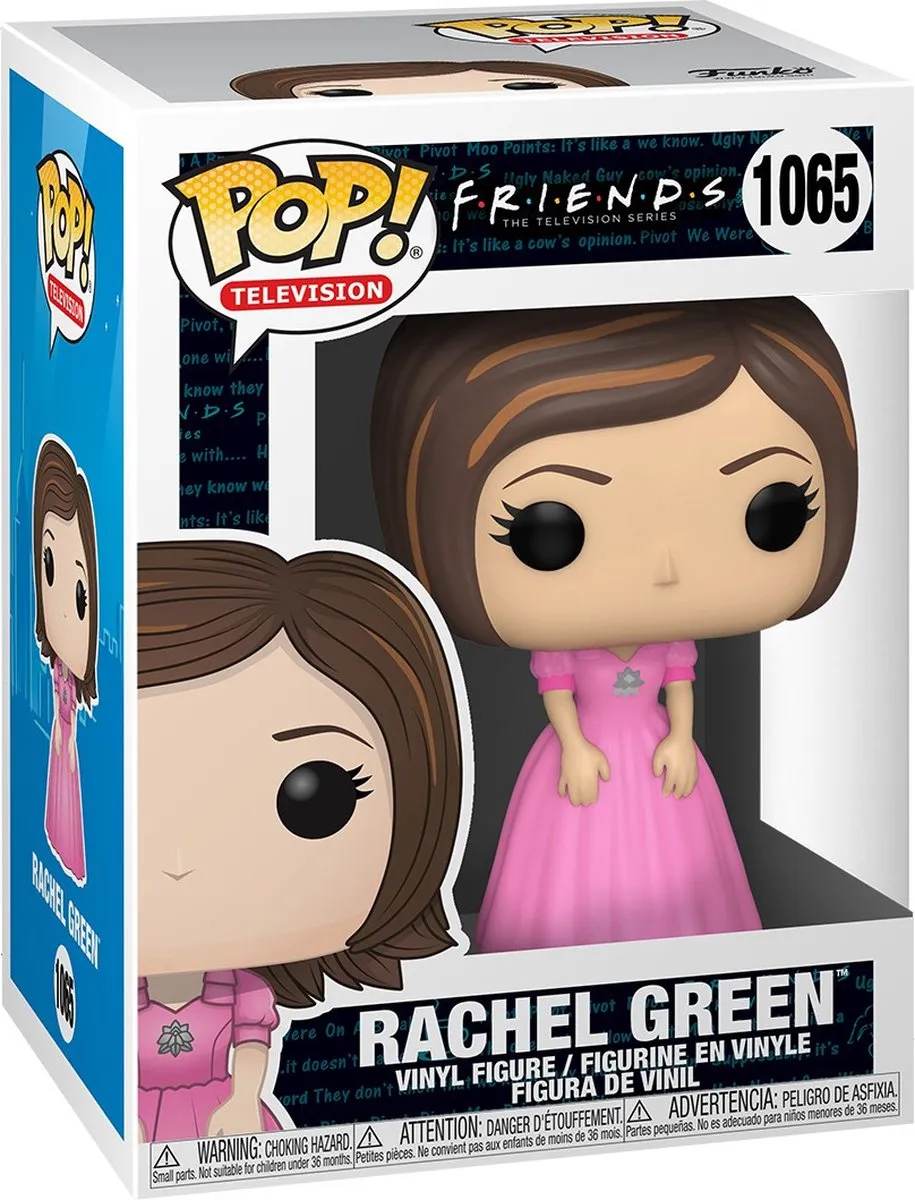 Funko Friends POP! TV Rachel In Pink Dress Verzamelfiguur - 9cm - Multicolours