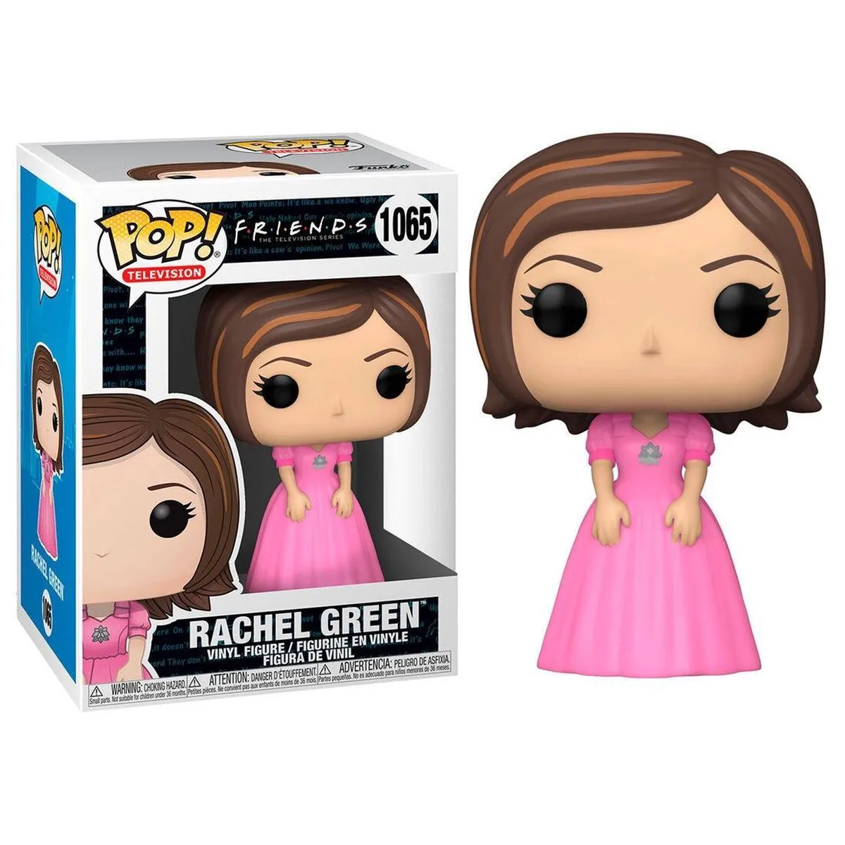 Funko Friends POP! TV Rachel In Pink Dress Verzamelfiguur - 9cm - Multicolours
