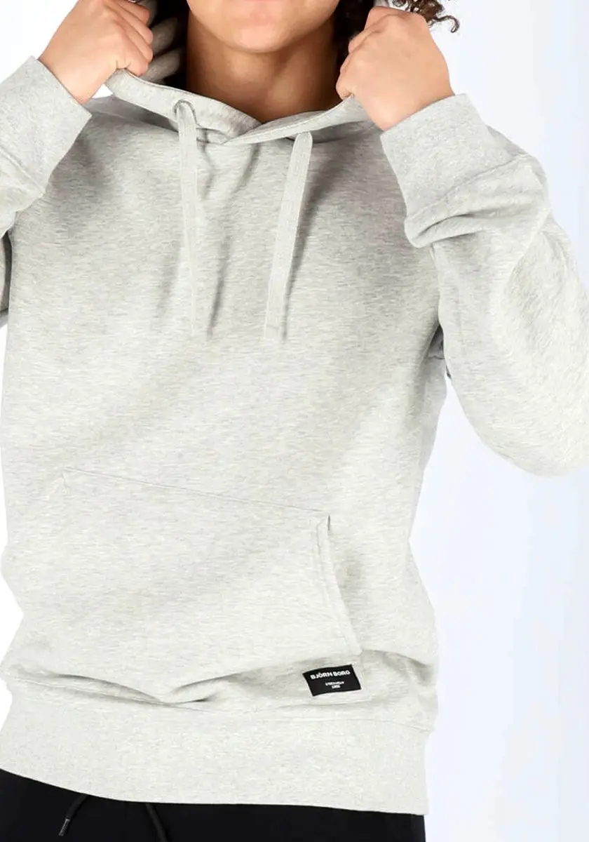 Bjorn Borg Centre Jogging Hoodie Heren - Trui met Capuchon Mannen - Lichtgrijs - Maat XXL