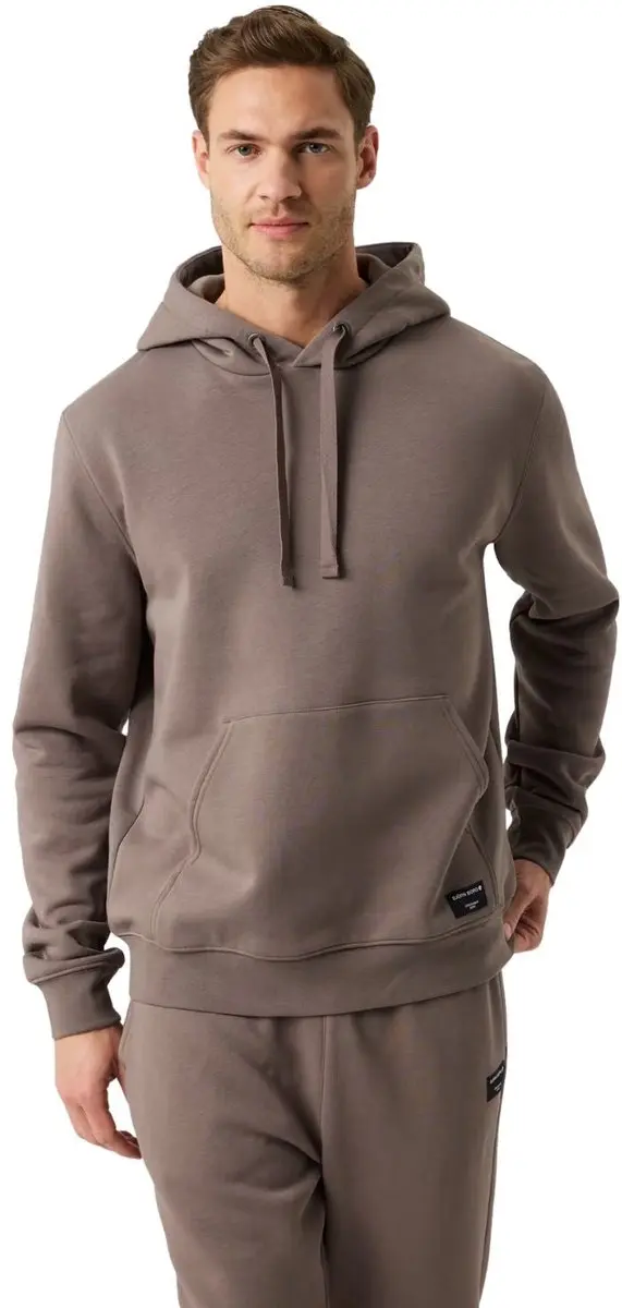 Bjorn Borg Centre Jogging Hoodie Heren - Trui met Capuchon Mannen - Lichtgrijs - Maat XXL